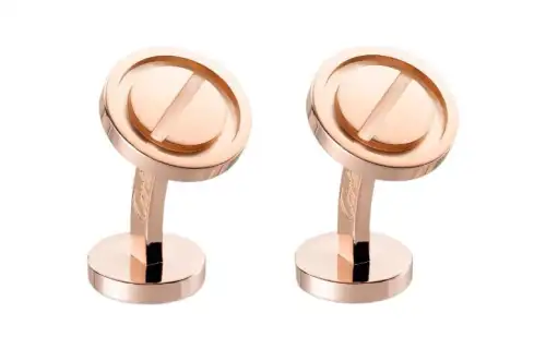 CARTIER Cufflinks Men's Rose Gold
