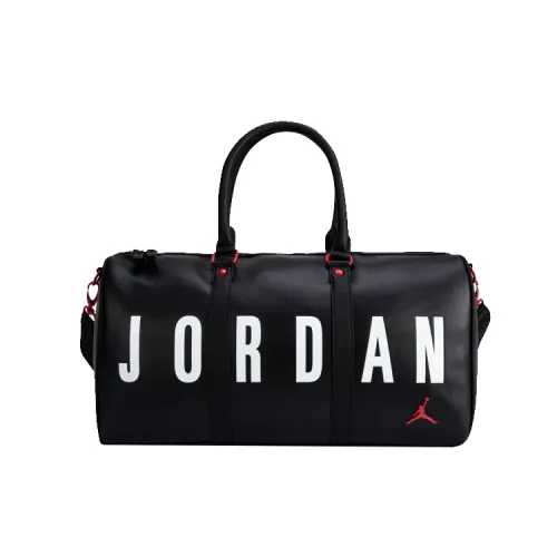 Jordan Polyester Luggage Bag, Travel Bag, Gym Bag Medium Unisex Black