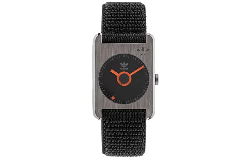 Adidas, nylon quartz watch strap, black dial, waterproof women's watch, quartz mechanism, 30meter