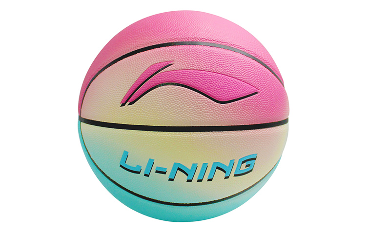 Li Ning Pu Basketball Multicolor Size 7 Ball Training Competition
