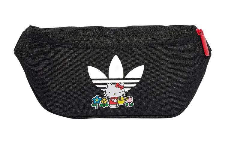 Adidas Originals Trefoil Polyester Fanny Pack Regular Unisex Black