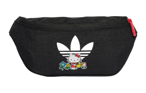 Adidas Originals Trefoil Polyester Fanny Pack Regular Unisex Black