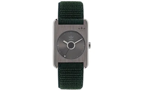 Adidas Originals STREET Wrist Watches Quartz Movement Nylon Strap Gray Dial Women's Watch 30m Water Resistant