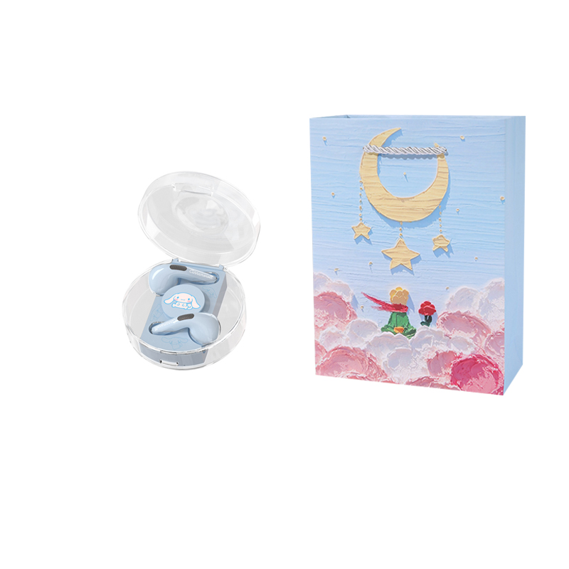 Sanrio Saneio true wireless Bluetooth headset semi-in-ear active noise reduction game sports music headset cartoon cute boys and girls wireless noise reduction in-ear Huawei Apple universal high-looking creative
