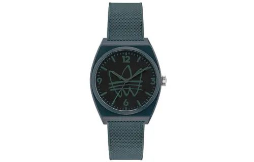 Adidas Originals STREET Wrist Watches Quartz Movement Resin Strap 38mm Black Dial Unisex 50m Waterproof