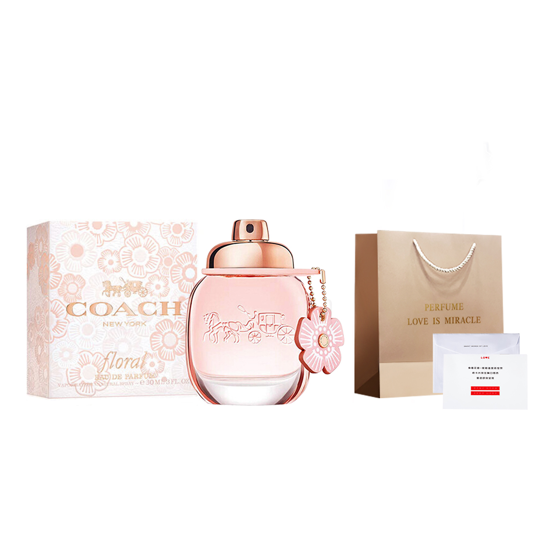 COACH Floral Essence Perfumes Floral Fruity Accord Eau De Parfum Pineapple Peony Musk 30ml/50ml Birthday Gift