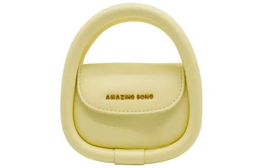 AMAZING SONG Cow Leather Lipstick Bag, Earphone Case, Shoulder Bag, Crossbody Bag, Handbag Mini Women's Multicolor