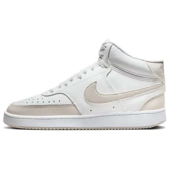 Nike Court Vision Mid White Tan Women's