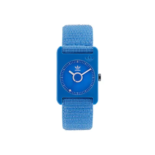 Adidas Originals Wrist Watches Quartz Movement Nylon Strap Blue Dial Unisex
