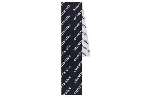 Balenciaga Knit Scarves Women's Black
