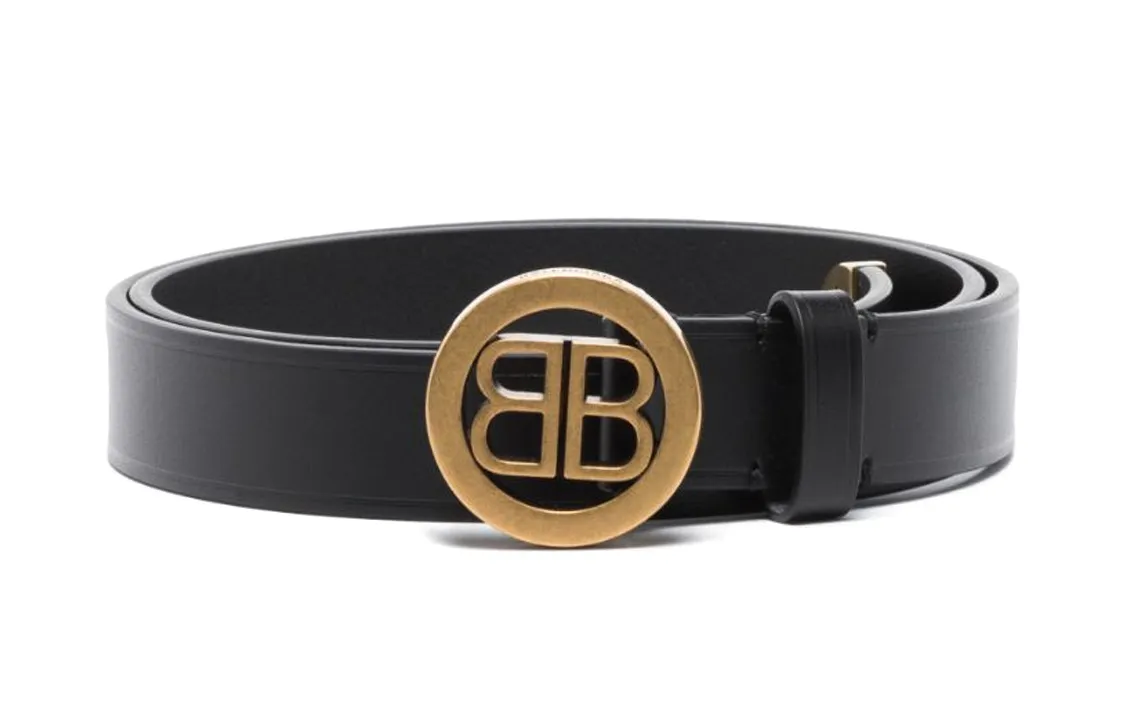 Balenciaga Circled Bb Logo Belt