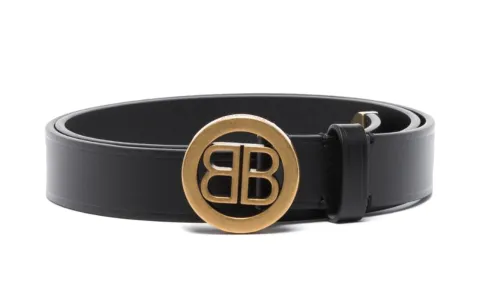 Balenciaga Circled Bb Logo Belt