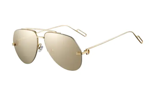 Cartier pilot-frame mirrored sunglasses
