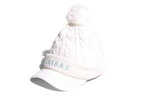Adidas Letter Print Hats & Caps Unisex White