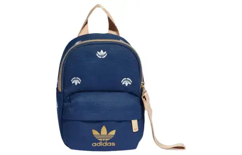 Adidas Originals Trefoil Crest Polyester Backpack Mini Women's Blue