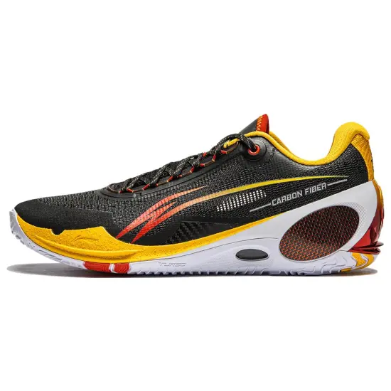 LiNing Wade 808 3 Ultra Wear Resistant Low Top Basketball Shoes Men's Black Yellow