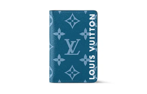 LOUIS VUITTON Pocket Organizer Atlantic Blue/Monogram