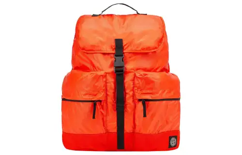 STONE ISLAND Cotton Backpack Regular Men's Lobster Red