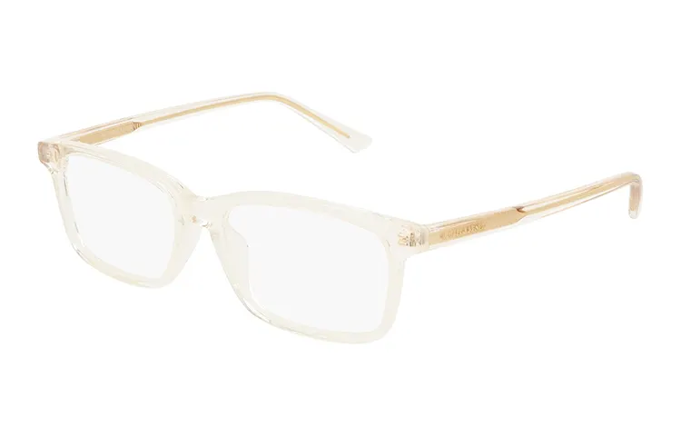 Bottega Veneta Plate Frame Square Eyeglass Frames Unisex