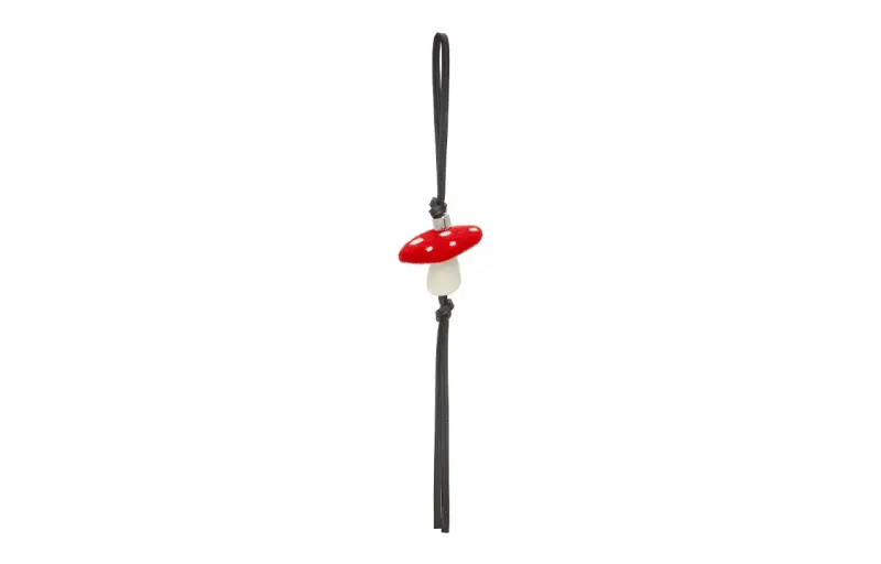 LOEWE Felt Mushroom Charm