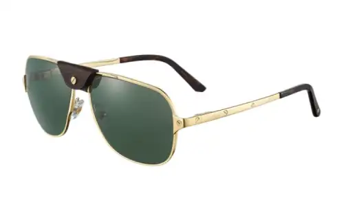 Cartier Aviator Frame Sunglasses