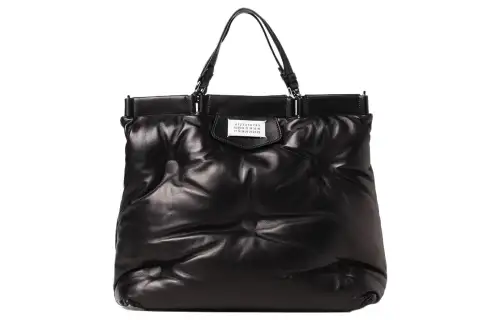 Maison Margiela Sheepskin Shoulder Bag, Crossbody Bag, Handbag Large Women's Black