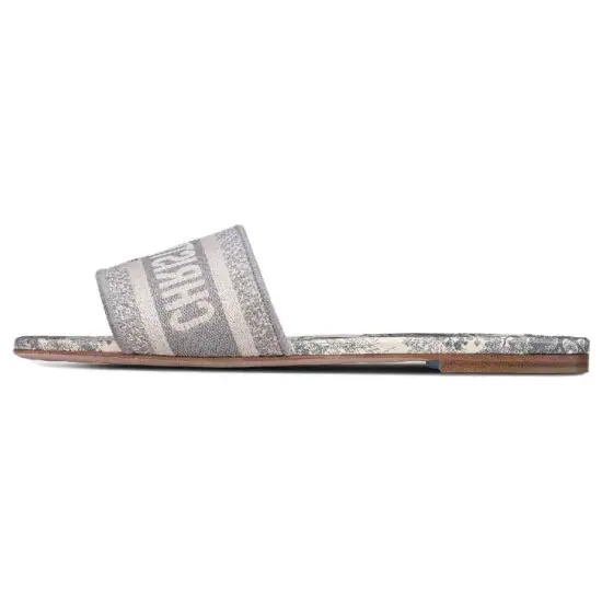 DIOR Dway Slide Slippers Women's Gray