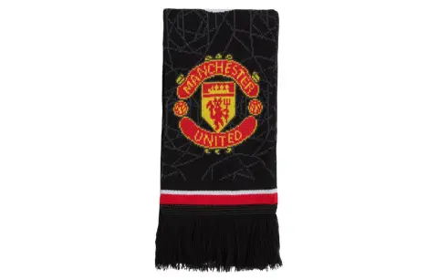 Adidas Manchester United Knit Scarves Men's Black