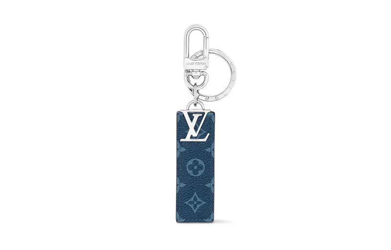 LOUIS VUITTON Bag Accessories Blue/Brown