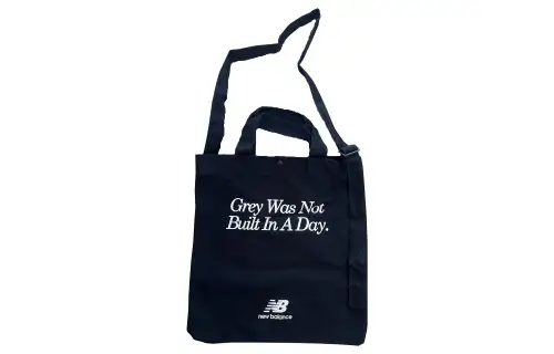 New Balance Fabric Tote Bag, Shopping Bag, Shoulder Bag, Handbag Regular Unisex Black