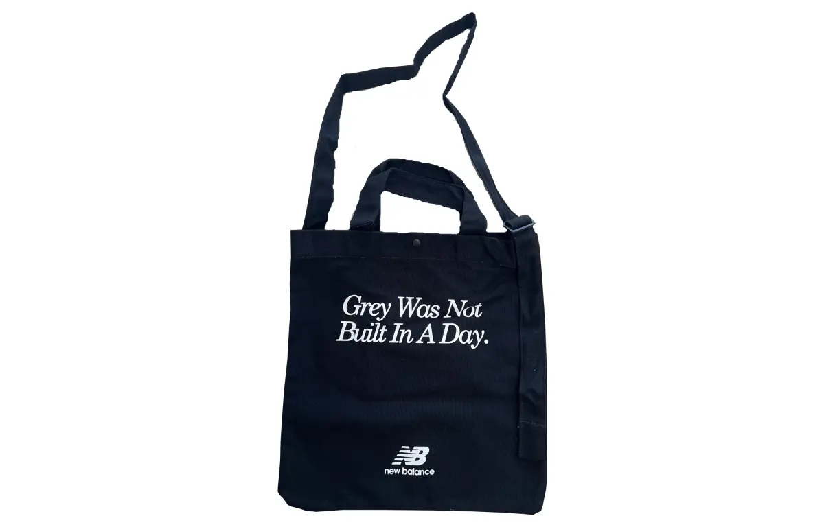 New Balance Fabric Tote Bag, Shopping Bag, Shoulder Bag, Handbag Regular Unisex Black
