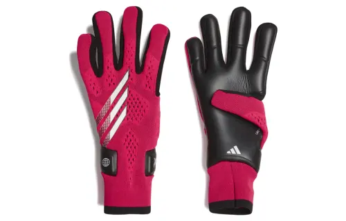 Adidas Polyester, Elastane, Nylon, Rubber Foam Sports Gloves Men's Pink