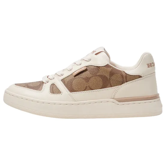 COACH Clip Skateboard Shoes Women's Low-Top White