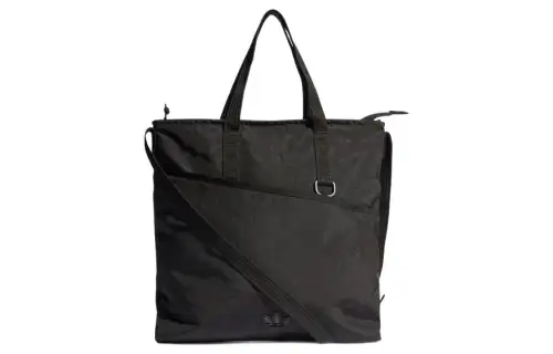 Adidas Originals Trefoil Recycled Nylon Shoulder Bag, Crossbody Bag, Handbag Regular Unisex Black