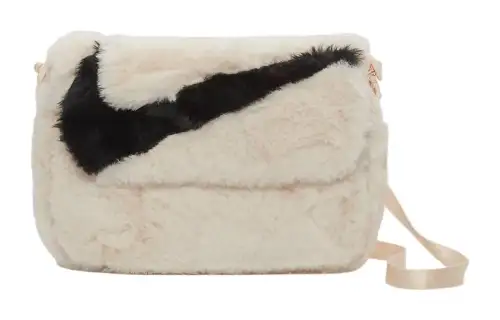 Nike Sportswear Futura 365 Faux Fur Crossbody Bag 1L Guava Ice/Guava Ice/Black