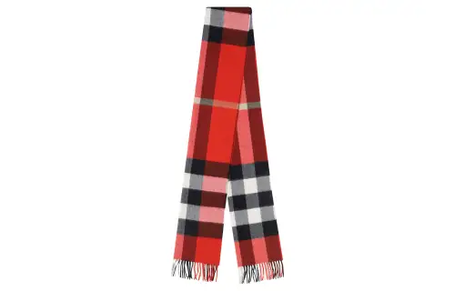 Burberry Checked Cashmere Scarf