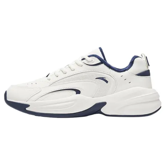 Anta ACE Wear-resistant And Lightweight Low-Top Chunky Sneakers Men's White Blue