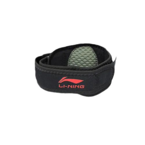 Li Ning, tennis wristband for badminton for gym, protective case, sleeves, breathable black nylon universal professional elbow pads for men and women, polyester