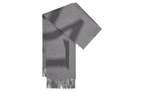 LOEWE Logo Detailed Fringed Scarf