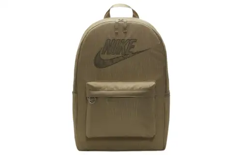 Nike Heritage Fabric Backpack Regular Unisex Olive Green