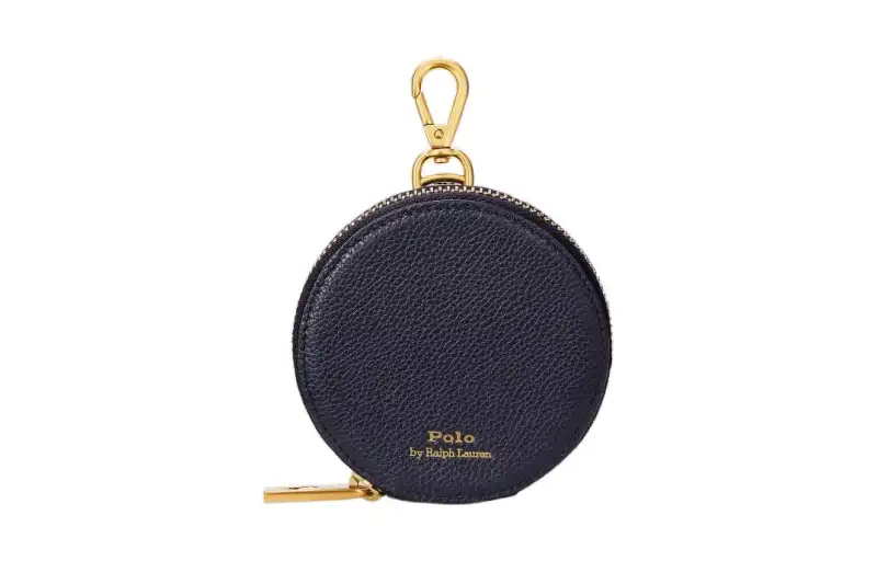 Polo Ralph Lauren Ralph lauren, foldable navy wallet with zipper