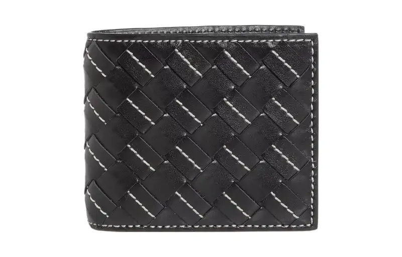 Bottega Veneta Leather Wallet Men's Black