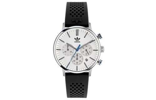 Adidas Originals STYLE Wrist Watches Quartz Movement Silicone Strap White Dial Men's Watches ['50', 149262]m Waterproof