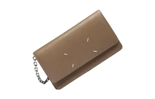 Maison Margiela Grain Lambskin Wallet Women's Brown