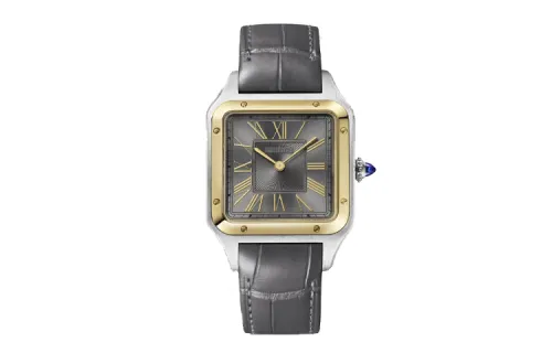 CARTIER PASHA DE Quartz Movement 30m Waterproof Women's Watch 43.5mm 43.5*31.4mm Gray Dial