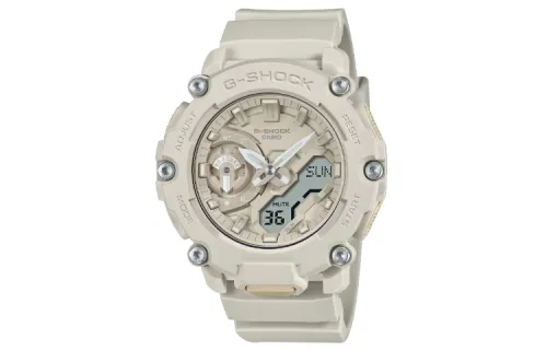CASIO Unisex Liquid Crystal/Analog Dual Display Series Gray Watch GA-2200NC-7AJF