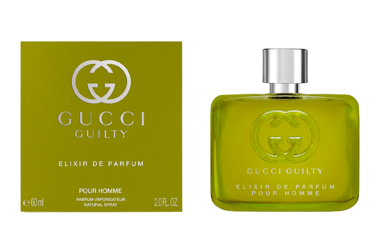 GUCCI Gucci, men's amber perfume, 60 ml, Birthday gift