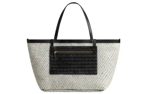Bottega Veneta Wool Tote Bag, Shopping Bag, Shoulder Bag, Handbag Large Women's Multicolor