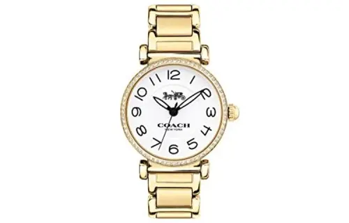 COACH Wrist Watches Quartz Movement Stainless Steel Strap 32mm White Dial Women's Watch
