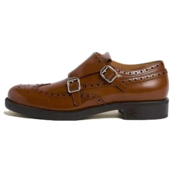 MIU MIU X Church's Leather Brogue Shoes